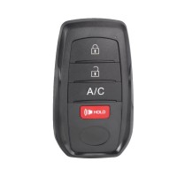 Корпус smart ключа Toyota (AC) 3+1 but TOYO30/TOY48